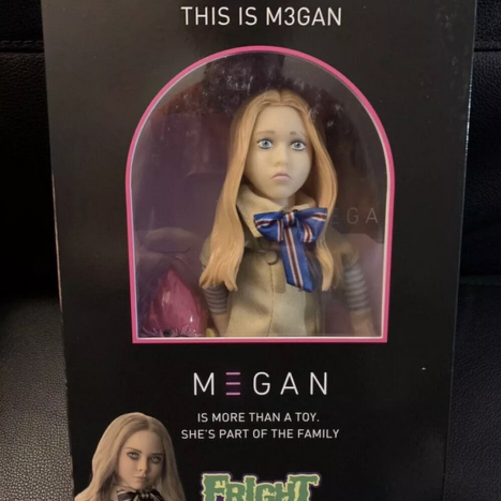 M3GAN (MEGAN) Doll/Plush In Box By culturefly Halloween Horror Universal…